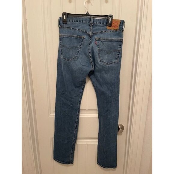 Levi's 501 Slim Fit Jeans W32 L34‎ Button Fly Medium Wash Denim Men's - Picture 6 of 16